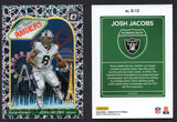 2023 Donruss Optic Downtown #D12 Josh Jacobs (Corner Wear)