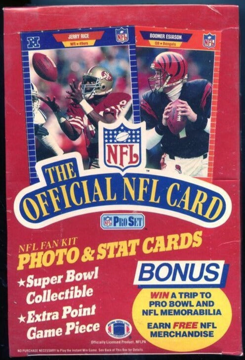 1989 Pro Set Series 1 Football Box