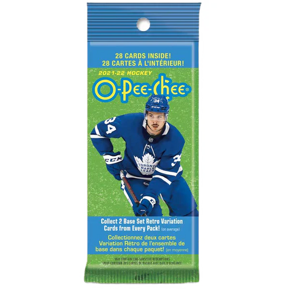 2021-22 Upper Deck UD O-Pee-Chee OPC Hockey Fat Pack