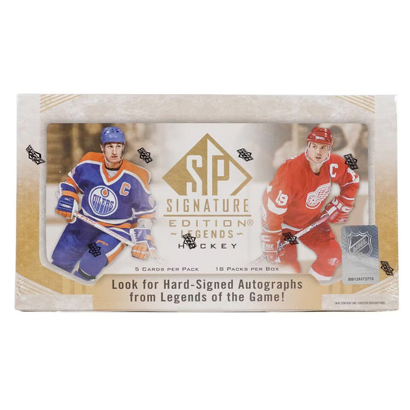2020-21 Upper Deck UD SP Signature Edition Legends Hockey Box 18/5