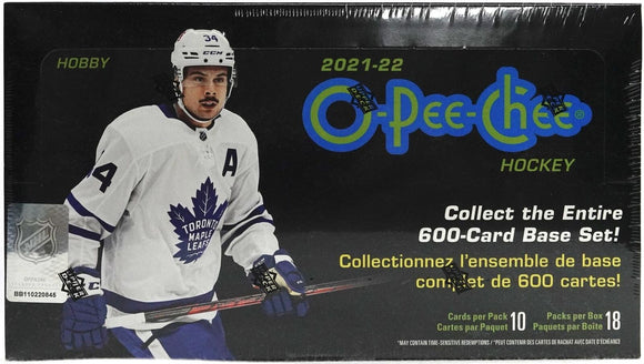 2021-22 Upper Deck UD O-Pee-Chee OPC Hockey Hobby Box