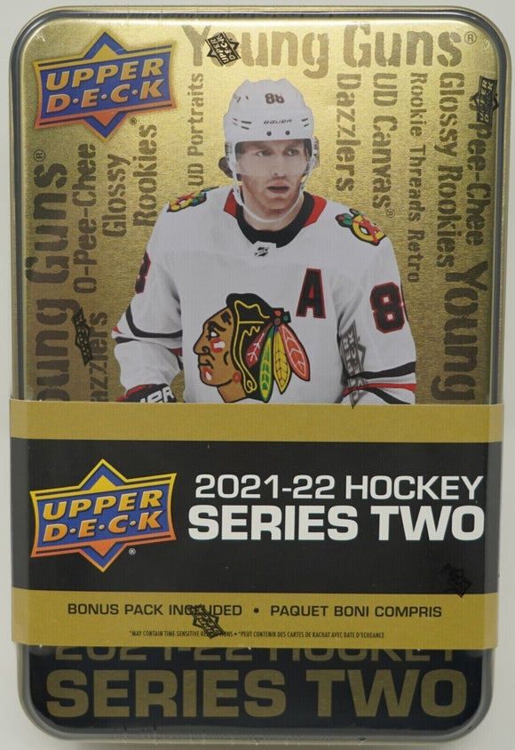 2021-22 Upper Deck UD Series Two 2 Hockey Retail Tin
