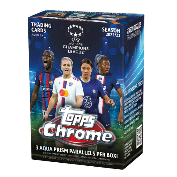 2022-23 Topps Chrome UEFA Women's Champions League Soccer Blaster Box