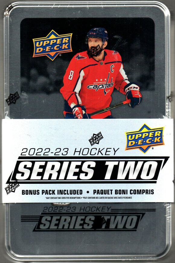 2022-23 Upper Deck UD Series 2 Two Hockey Retail Tin