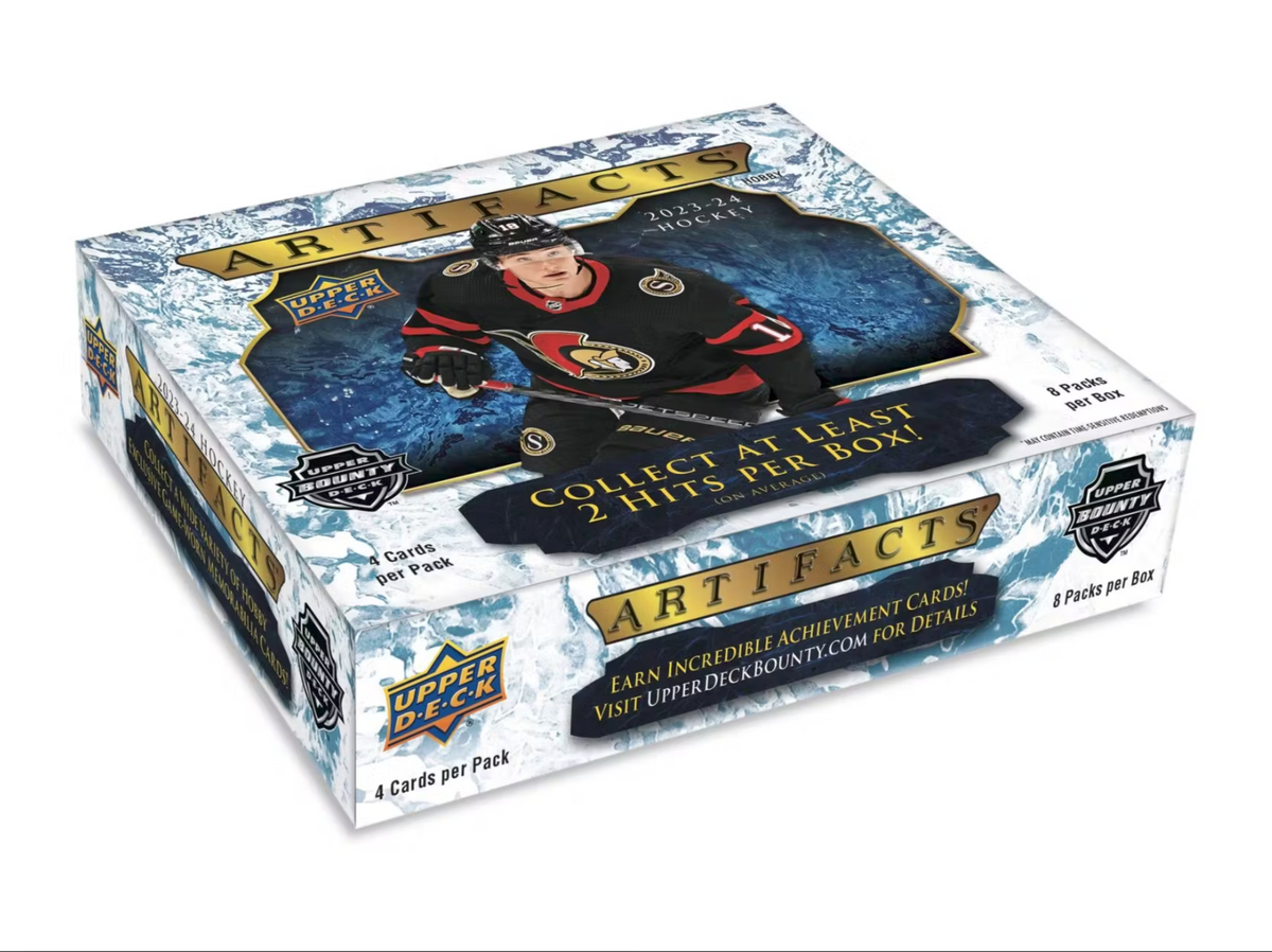 2023-24 Upper Deck Artifacts Hockey Hobby Box – Northwest Sportscards