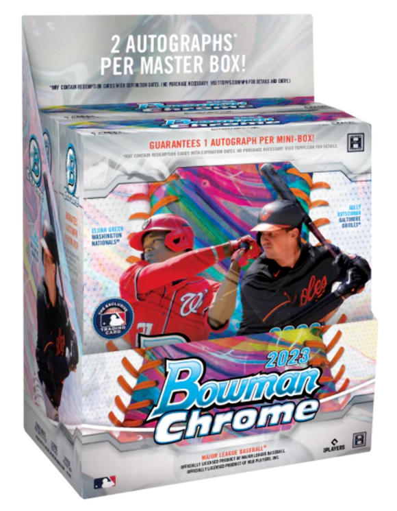 2023 Bowman Chrome Baseball Hobby Master Box
