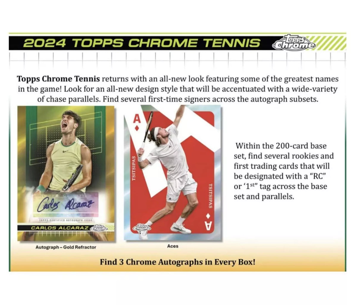 2024 Topps Chrome Tennis Breakers Delight Box – Northwest Sportscards 2024 Topps Chrome Tennis Breakers Delight Box – Northwest Sportscards