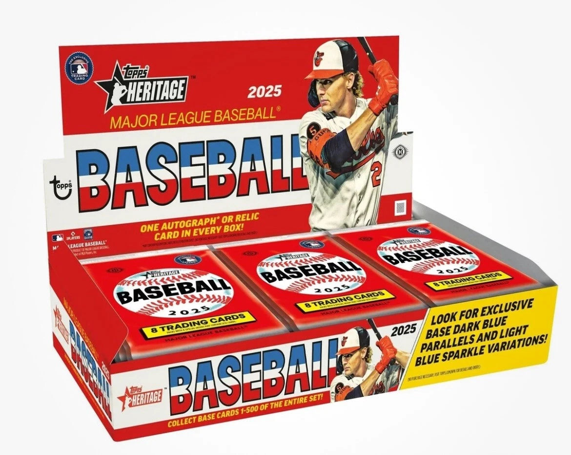 2025 Topps Heritage Baseball Hobby Pack – Northwest Sportscards