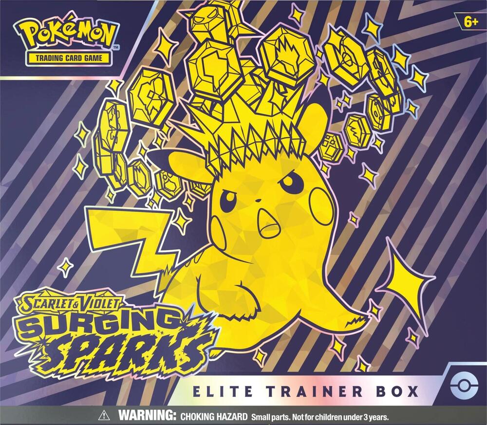 Pokmon Scarlet & Violet Surging Sparks Elite Trainer Box ETB Pokmon Scarlet & Violet Surging Sparks Elite Trainer Box ETB