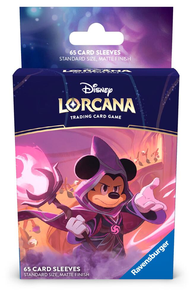 Disney Lorcana Azurite Sea Sleeves: Mickey Mouse - Wayward Sorcerer Disney Lorcana Azurite Sea Sleeves: Mickey Mouse - Wayward Sorcerer
