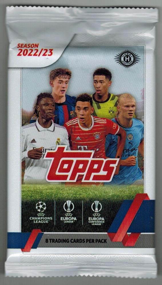2022-23 Topps UEFA Club Competitions Soccer Hobby Pack
