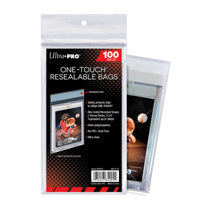 Ultra Pro One-Touch Resealable Bags, Fits up to 260PT (100ct)