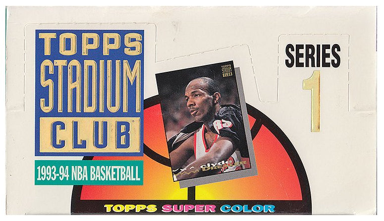 1993-94 Topps Stadium Club Series 1 One Basketball Retail Box