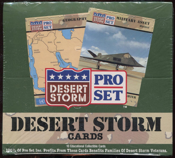 1991 Pro Set Desert Storm Box