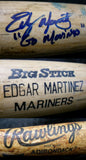 1996 Edgar Martinez Autographed Signed Inscribed Game Used Rawlings Adirondack Big Stick Bat PSA DNA GU9