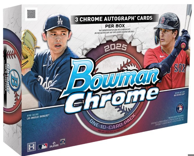 BOWMAN 230g 4個 2025 Bowman Chrome Baseball Breakers Delight Box – Northwest