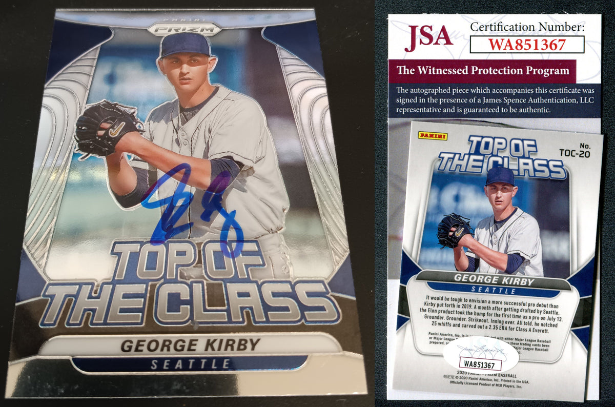 Kirby 2020 Panini Prizm Top of the Class 20 Autographed Card J