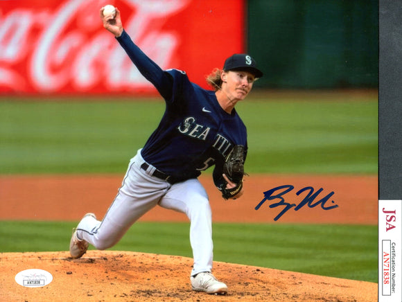Bryce Miller Autographed Signed 8x10 Seattle Mariners Photograph A JSA