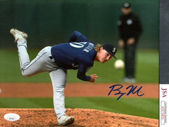 Bryce Miller Autographed Signed 8x10 Seattle Mariners Photograph B JSA