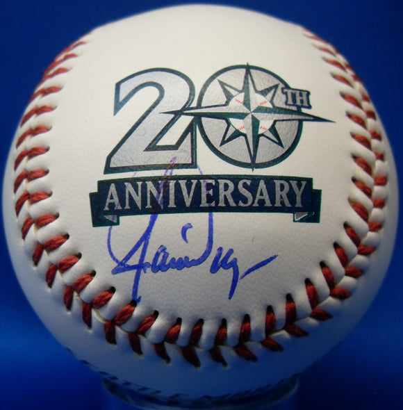 Jamie Moyer Autographed Signed Exxon Mariners 20th Anniversary Baseball JSA