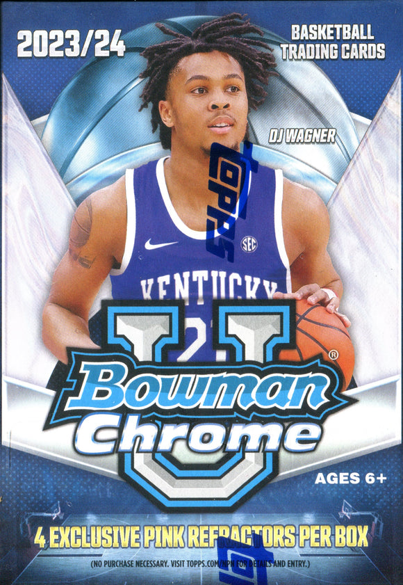 2023-24 Bowman Chrome University Basketball Blaster Box