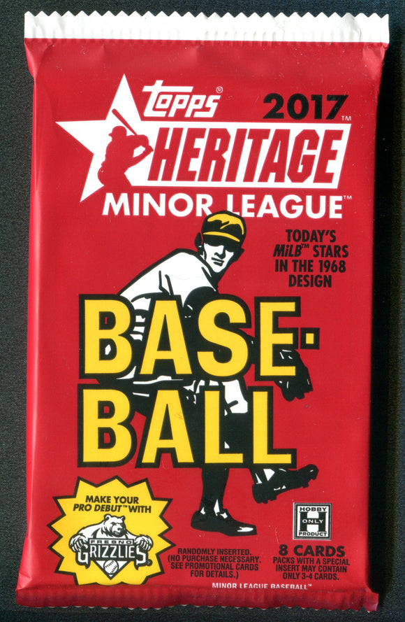 2017 Topps Heritage Minor League Baseball Hobby Pack