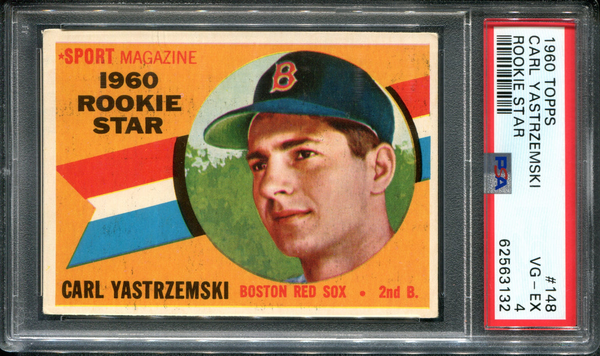 PSA 4 1960 Topps Rookie Star #148 Carl Yastrzemski RC – Northwest