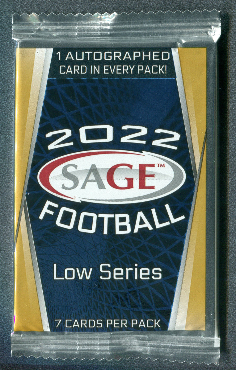 2022 Sage Hit Low Series Football Hobby Pack Northwest Sportscards