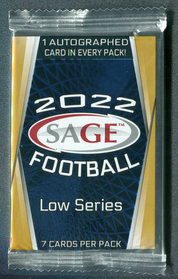 2022 Sage Hit Low Series Football Hobby Pack