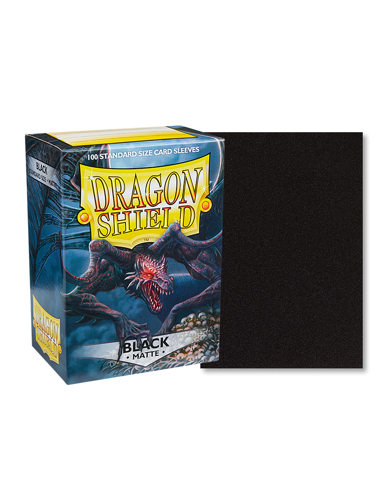 Dragon Shield Sleeves Black Matte Standard 100ct – Northwest