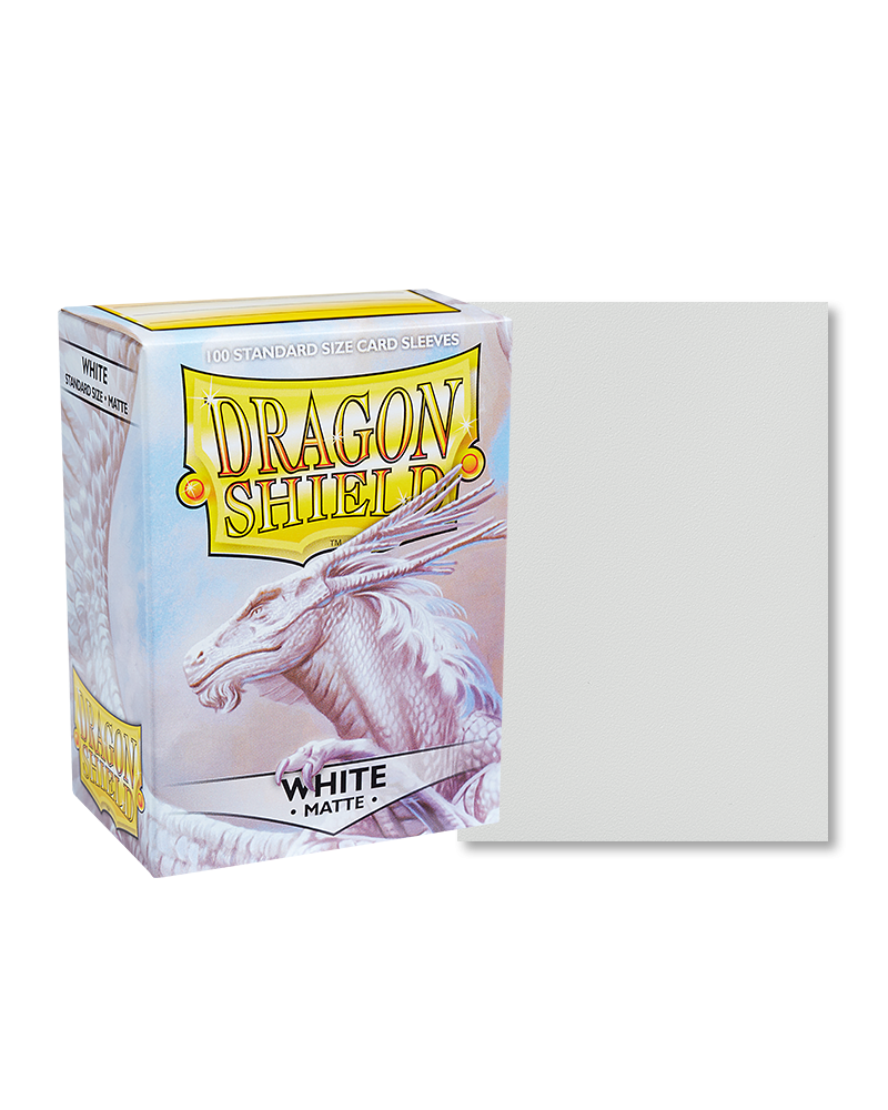 white card sleeves Dragon Shield Sleeves Japanese Classic White