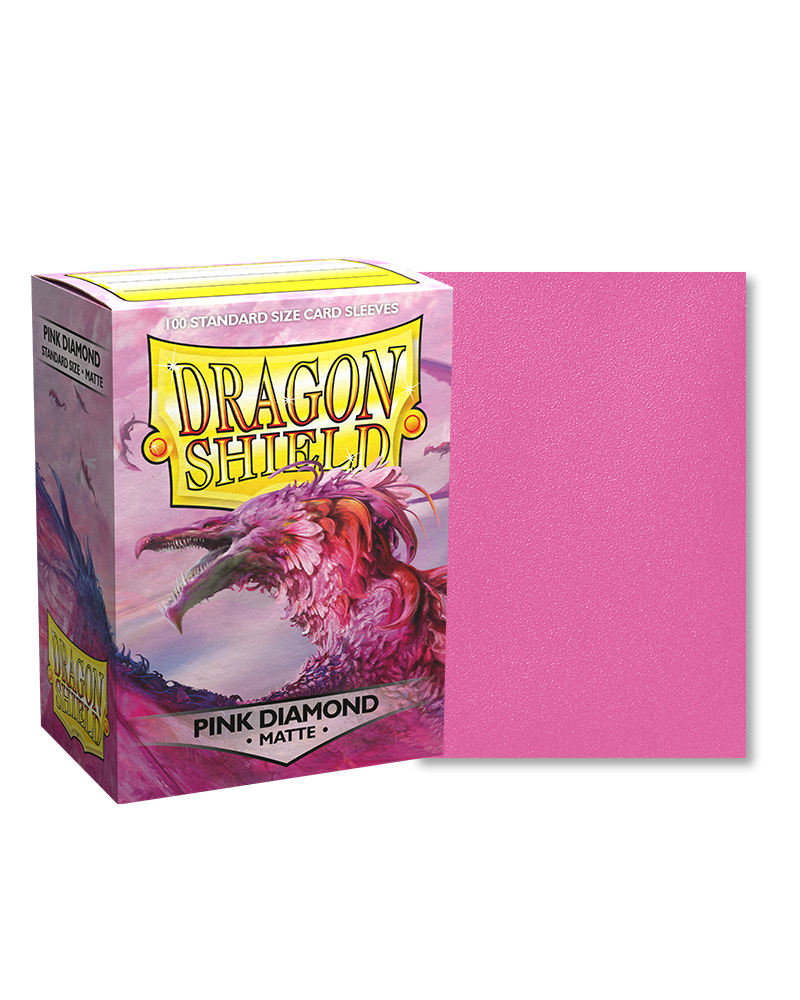 hot pink card sleeves Dragon Shield Sleeves Pink Diamond Standard 100ct – Northwest Sportscards