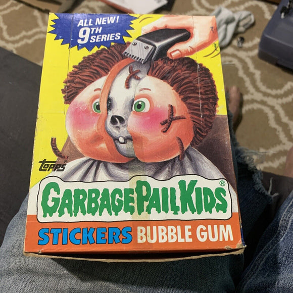 1987 Topps Garbage Pail Kids GPK Original 9th Series Box