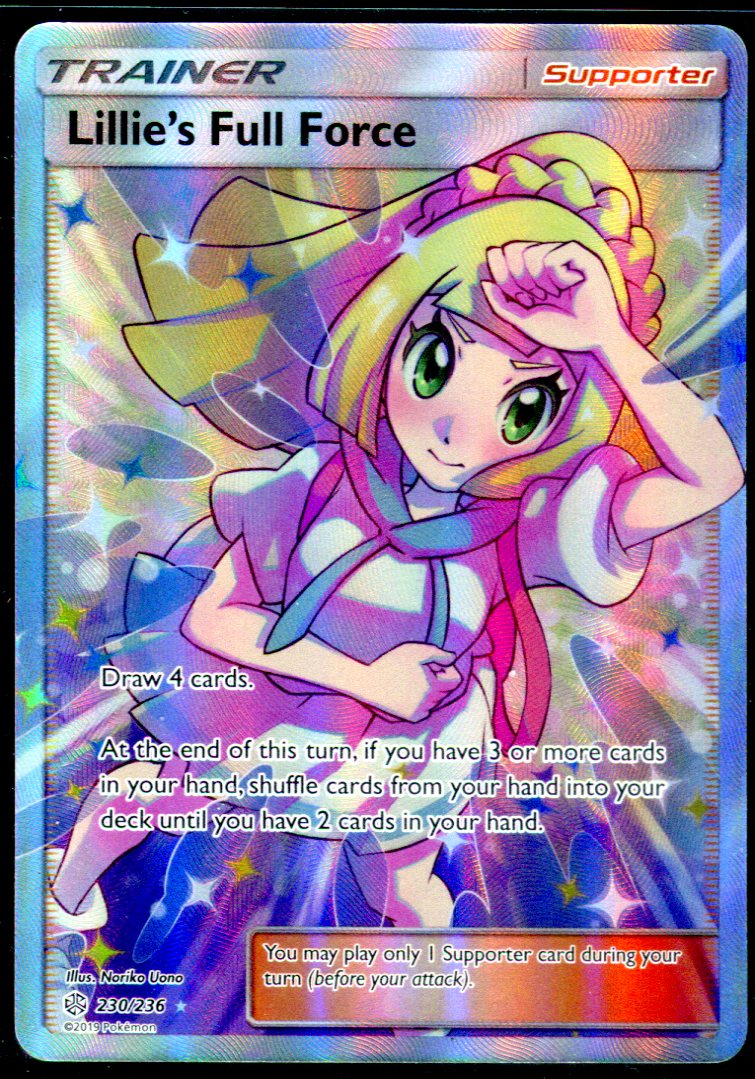 Pokemon Full Art Lillie's Full Force Pokemon Full Art Lillie's Full Force