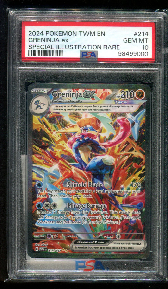 PSA 10 Greninja ex Special Illustration Rare Twilight Masquerade