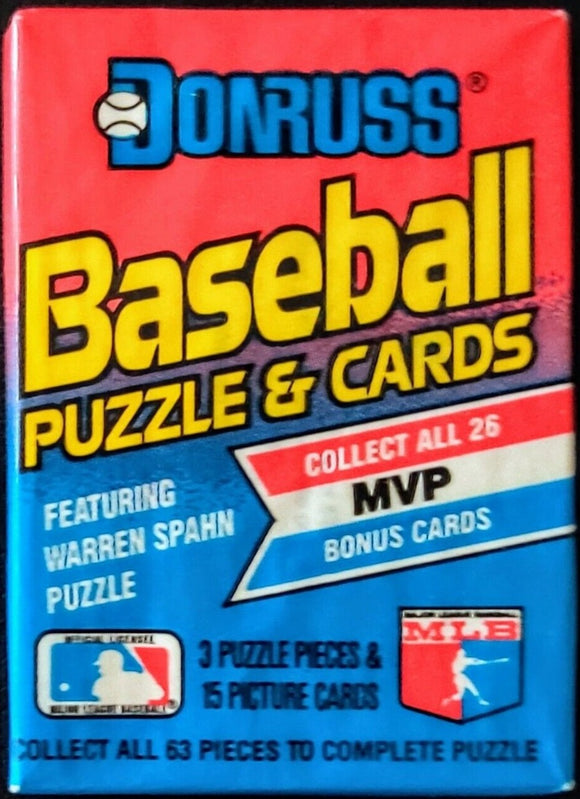 1989 Donruss Baseball Wax Pack