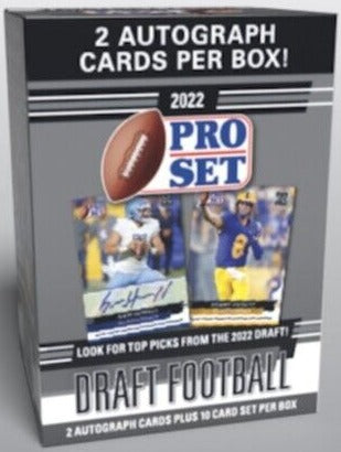 2022 Leaf Pro Set Draft Picks Football Retail Blaster Box Gray