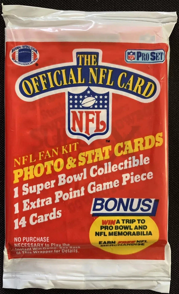 1989 Pro Set Series 1 Football Pack