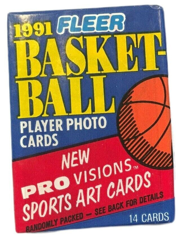 1991-92 Fleer Series 1 Basketball Hobby Pack