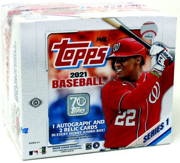 2021 Topps Series 1 Baseball Jumbo Hobby Box