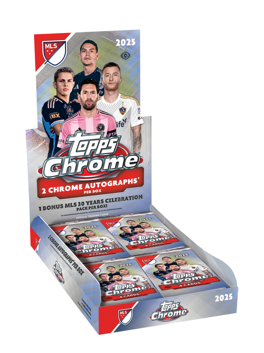 2025 Topps Chrome MLS Soccer Hobby Box – Northwest Sportscards