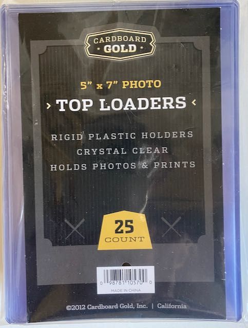 TL 5x7 Top Load Photo Holder Package (25) CBG