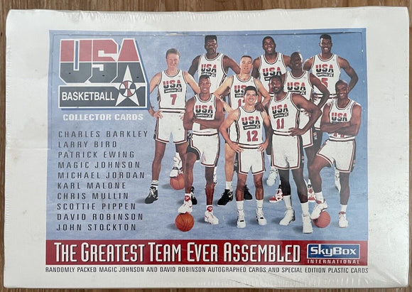 1992 Skybox USA Basketball Box