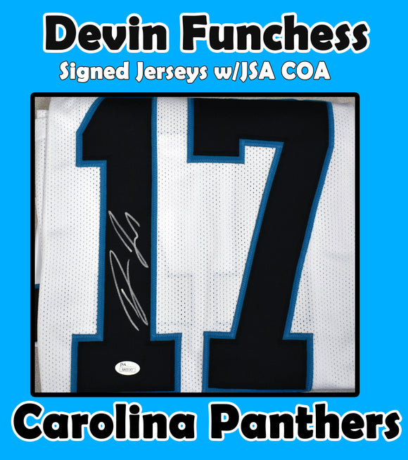 Devin Funchess Signed Panthers Jersey w/JSA COA