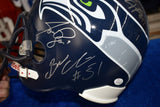 2014 Seattle Seahawks Full Sized Replica Helmet Team Signed x19