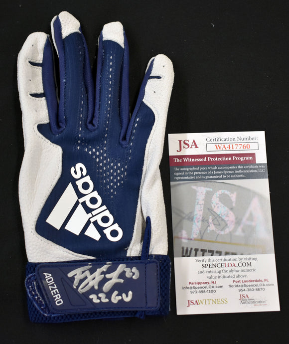 Ty France Signed Game Used Batting Glove #18 JSA