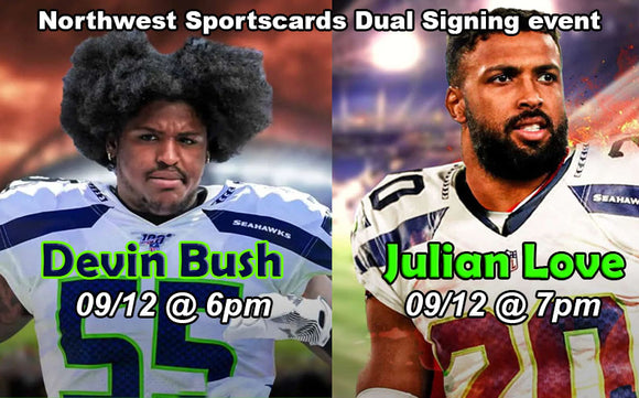 Julian Love & Devin Bush Signing