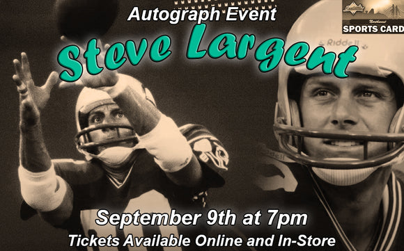 Steve Largent Signing Event