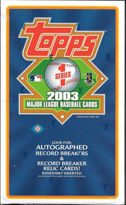 2003 Topps Series One 1 Baseball Box 36/10