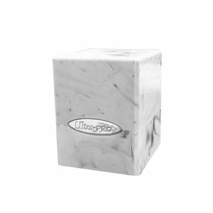 Ultra Pro Satin Tower Marble Cube: White/ Black